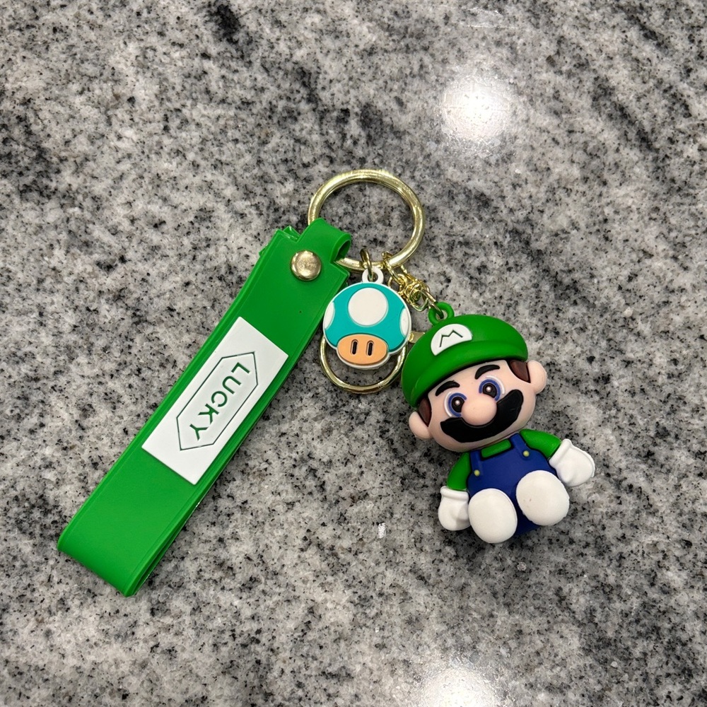 Nintendo Green and Blue Character Keychain
